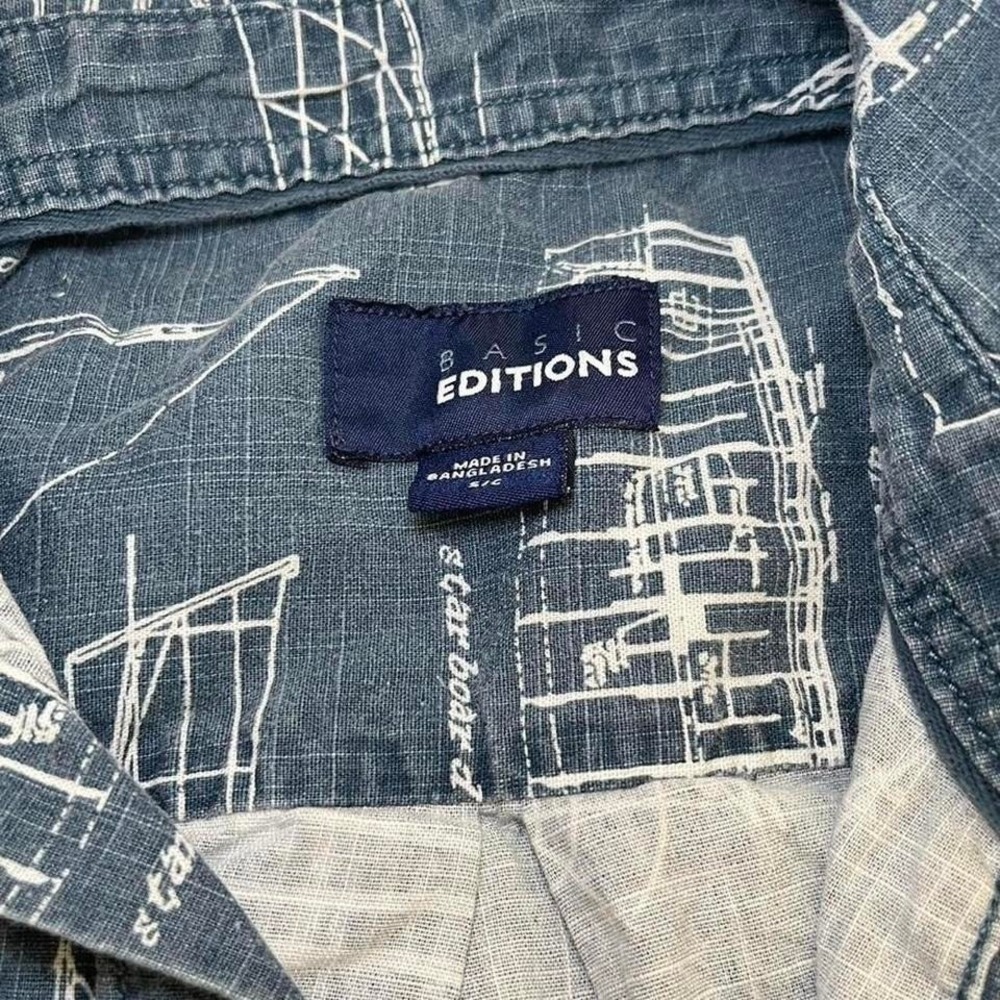 Super Cool Basic Editions Short Sleeve Button-Up - image 2